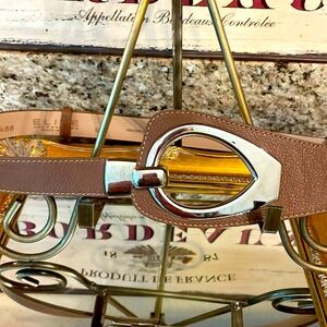 New Elite Accessories Adjustable Leather Hook Belt